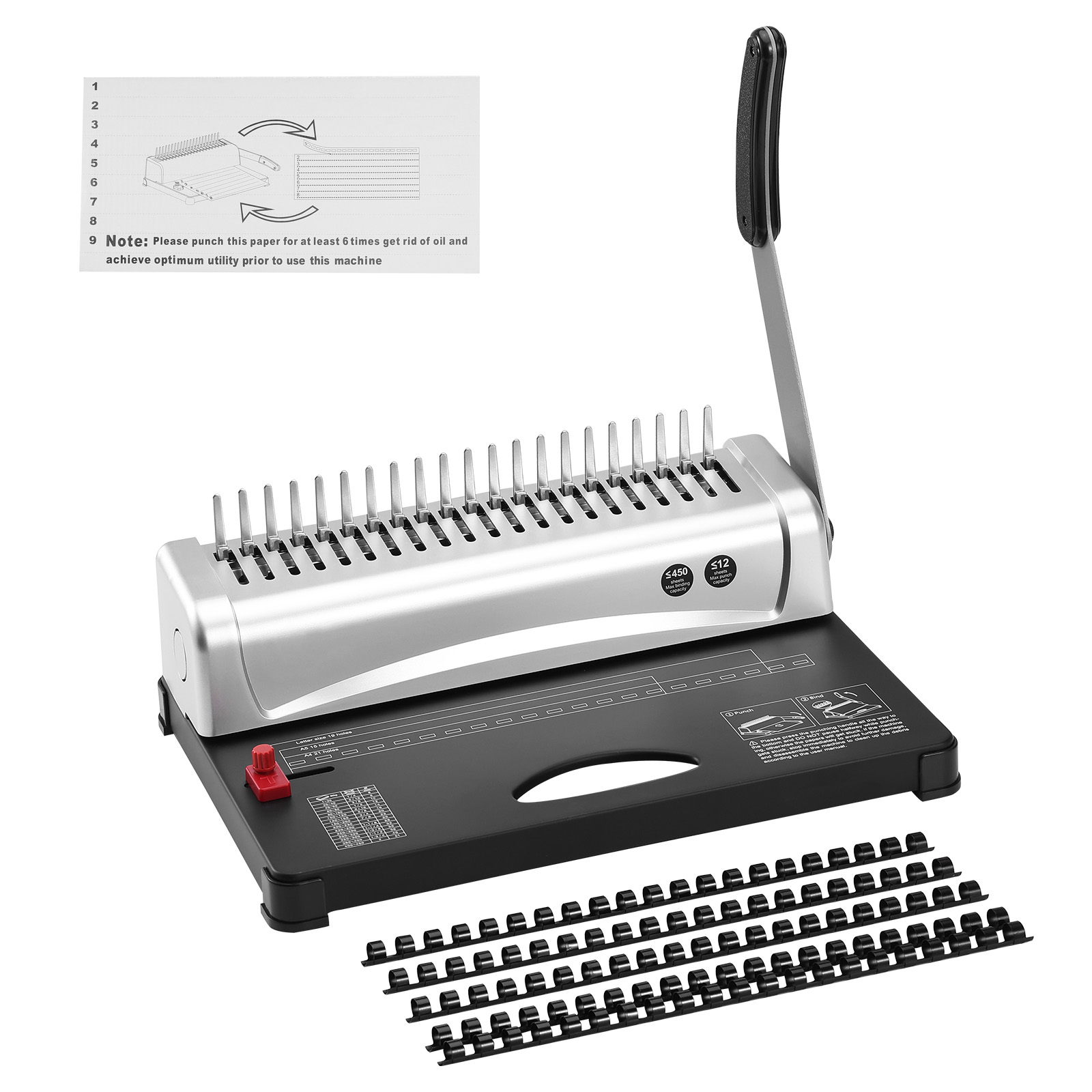 Binding Machine Comb - VEVOR – машина для переплета книг,