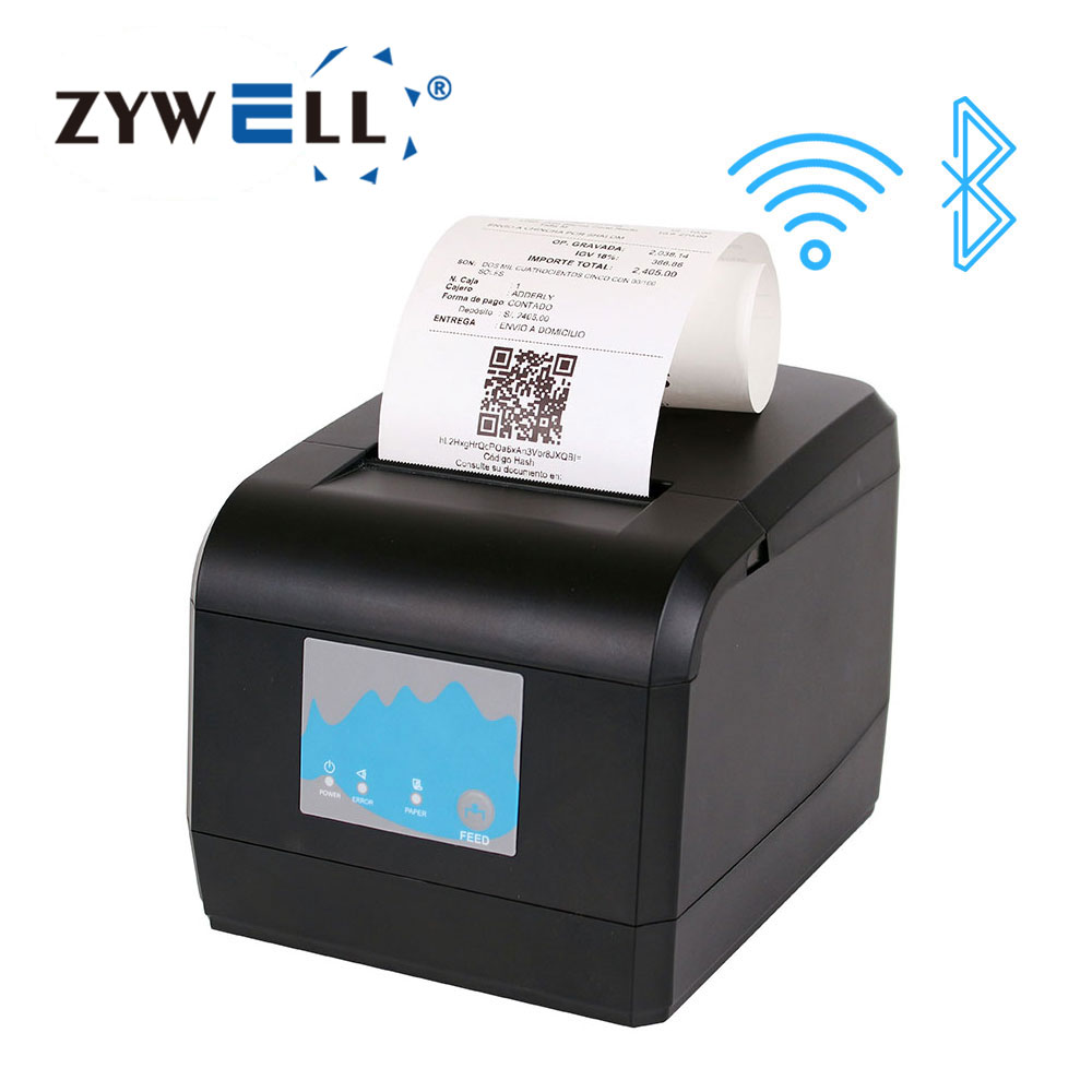 Receipt Printer Thermal - Новый Launched Wi-Fi принтер Zywell ZY908