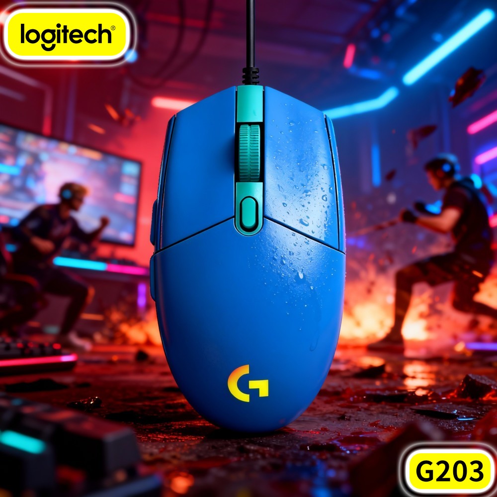 Проводная игровая мышь Logitec – обзор и цена Logitech Mouse G203